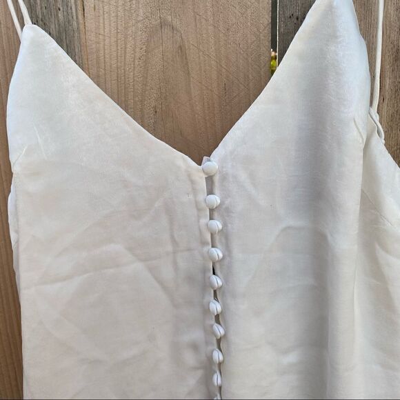 Lulu’s white from button sleeves blouse size small - Picture 13 of 14